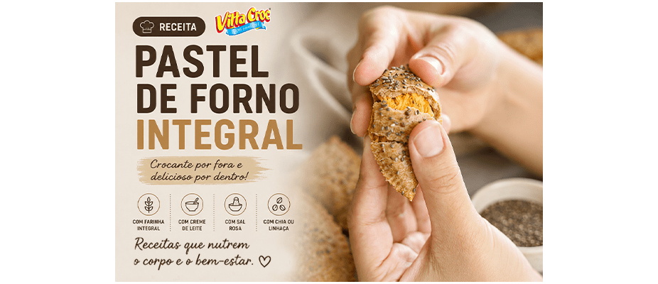 Pastel de Forno Integral